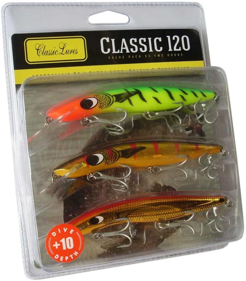 CLASSIC LURES 3 PACK - CLASSIC BARRA 120mm +10