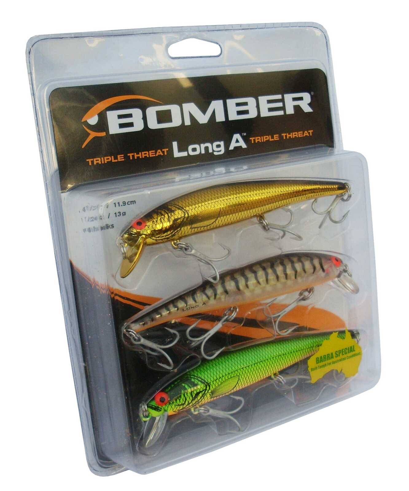 BOMBER LONG A 15A TRIPLE THREAT - THREE PACK COLOUR MIX