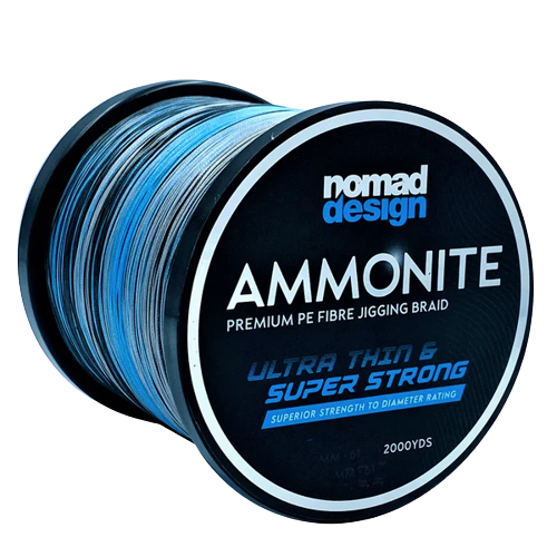 NOMAD AMMONITE JIGGING BRAID LINE 2000yds MULTI COLOUR