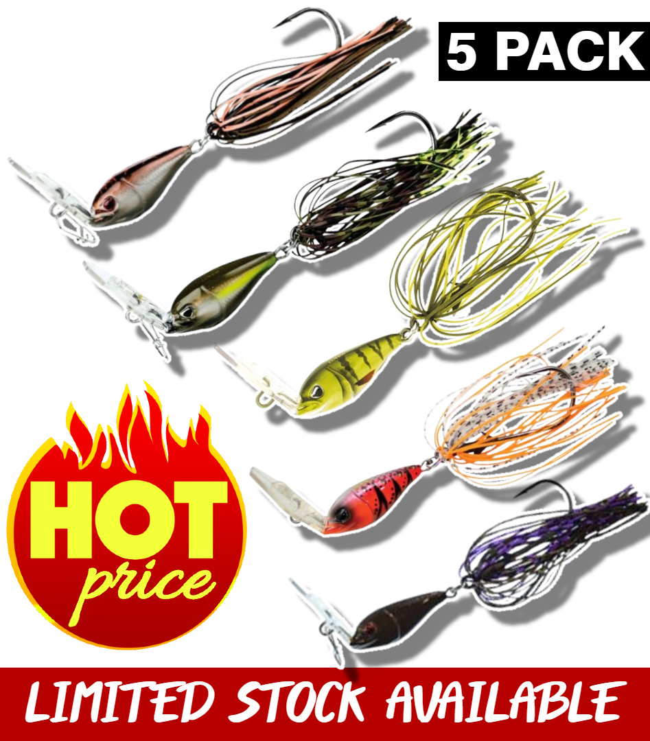 AW FISHING LURE PACK - MOLIX LOVER SPECIAL VIBRATION 5 PACK