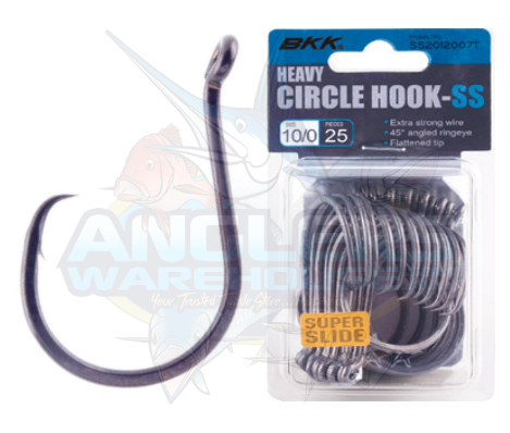 BKK Hooks Hybrid Heavy Circle-SS Size 7/0# 5 Pack