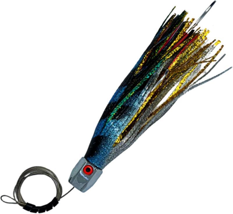 HEX HEAD TROLLING LURE RIGGED 7.75 INCH - 150g