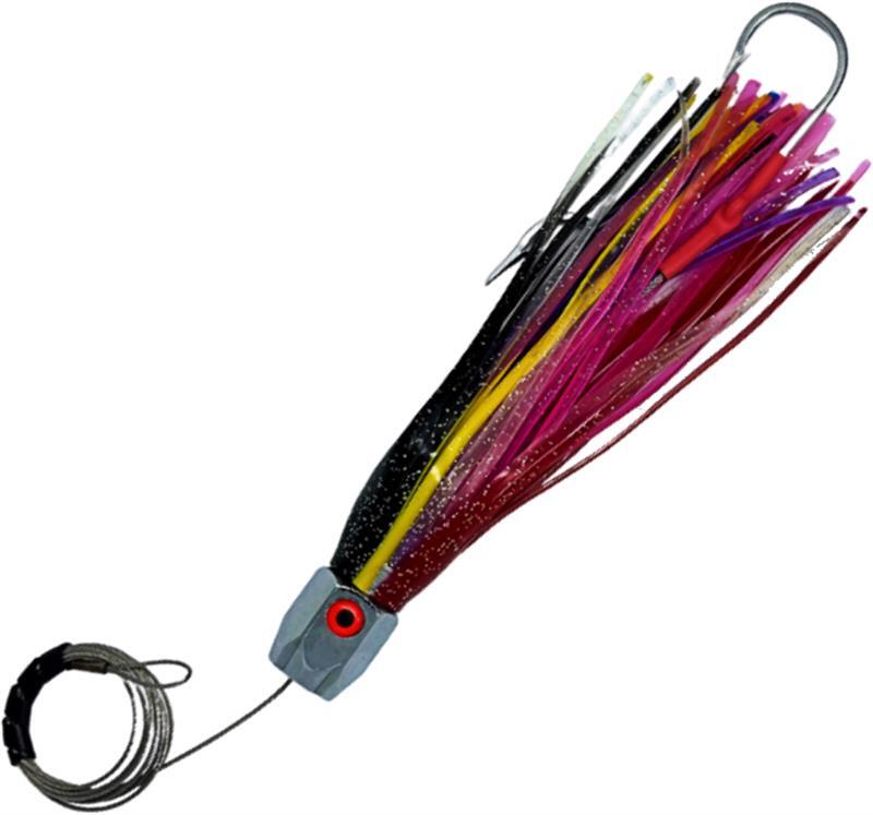 HEX HEAD TROLLING LURE RIGGED 6.5 INCH - 90g