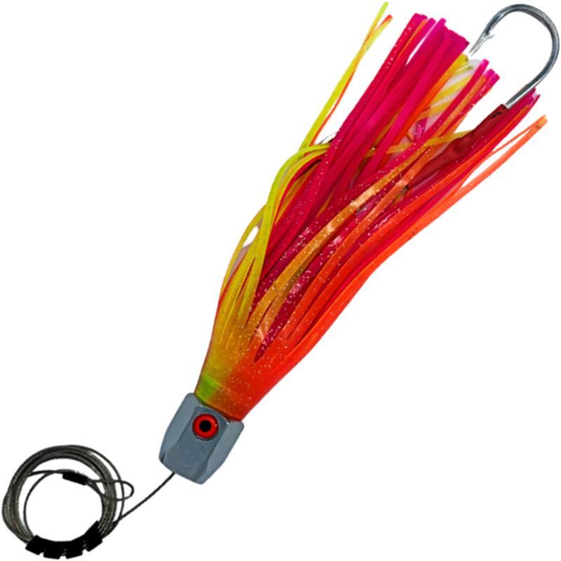 HEX HEAD TROLLING LURE RIGGED 6.5 INCH - 90g