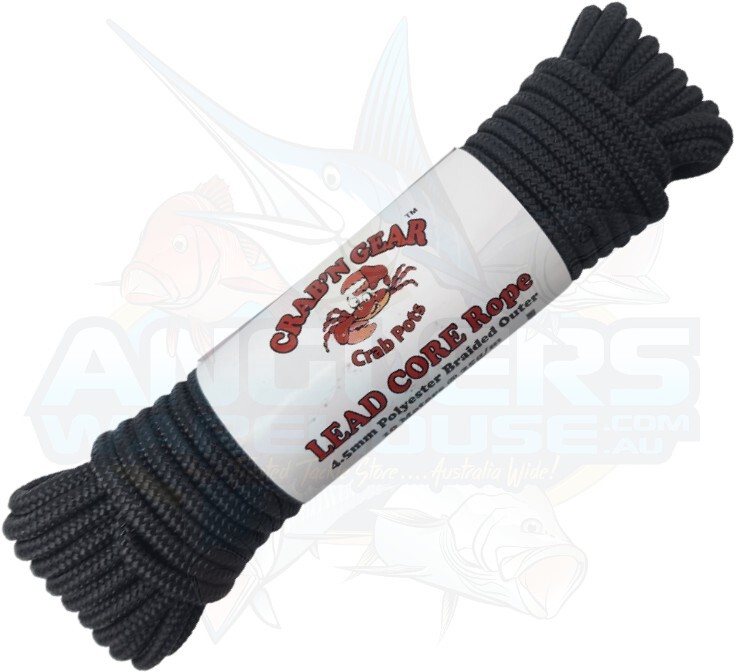 CRAB'N GEAR SINKING LEAD CORE ROPE - 10m