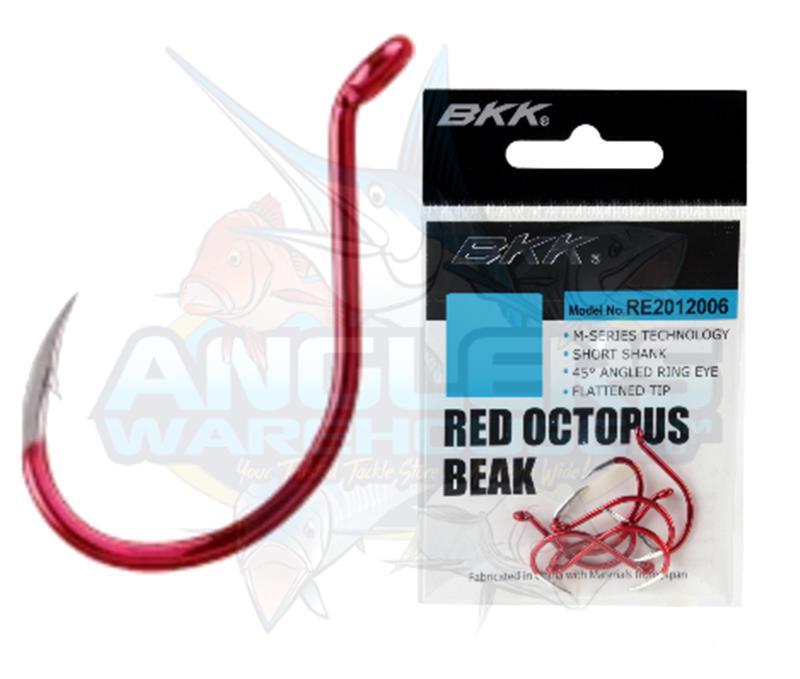 BKK Beak Hooks 25 pce Pack - Red - Fishing Direct