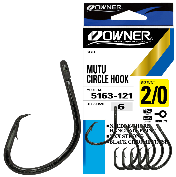 owner 5163 mutu circle hooks - 1/0