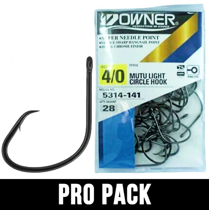 OWNER 5314 MUTU LIGHT CIRCLE PRO PACK HOOKS