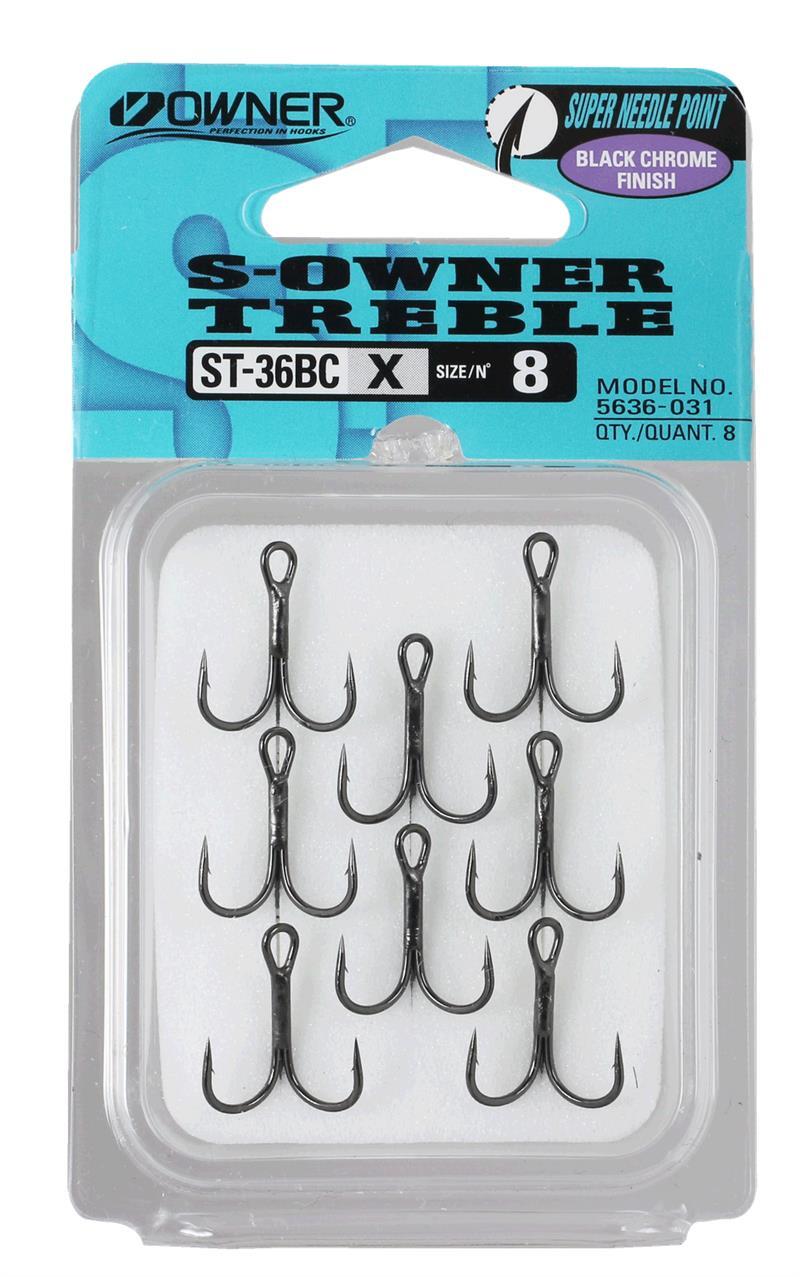 OWNER ST36BC TREBLE HOOKS