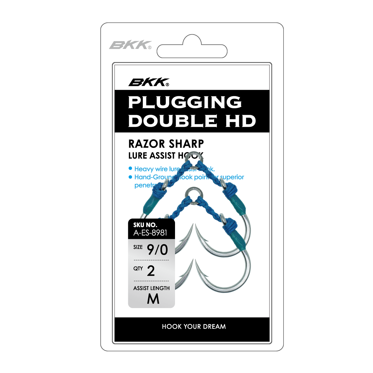 BKK PLUGGING DOUBLE HD HOOKS