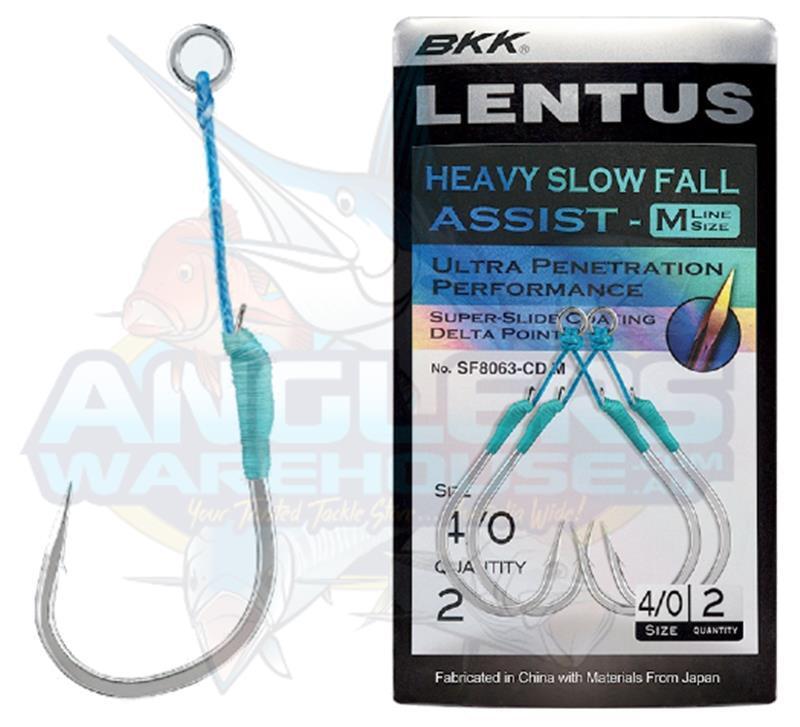 BKK LENTUS HEAVY SLOW FALL ASSIST HOOKS - M