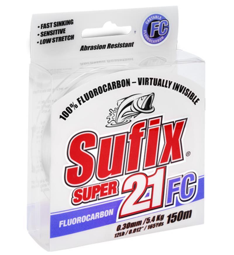 SUFIX SUPER 21 FLUOROCARBON LINE 100m - 4lb