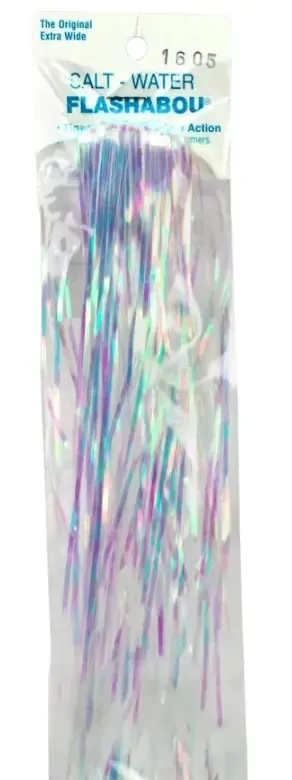 Saltwater Flashabou Extra Wide – Lure & Fly Tying Material | Anglers ...