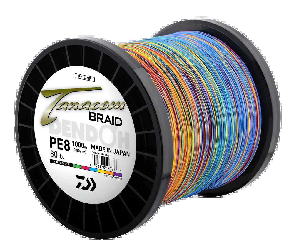 DAIWA TANACOM BRAID LINE 1000m MULTI COLOUR