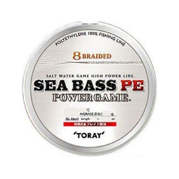 TORAY SEA BASS PE POWER GAME BRAID LINE 150m WHITE