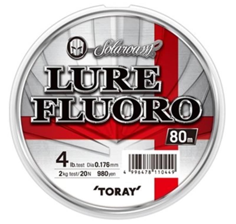 TORAY SOLAROAM LURE FLUOROCARBON LINE 80m - 4lb