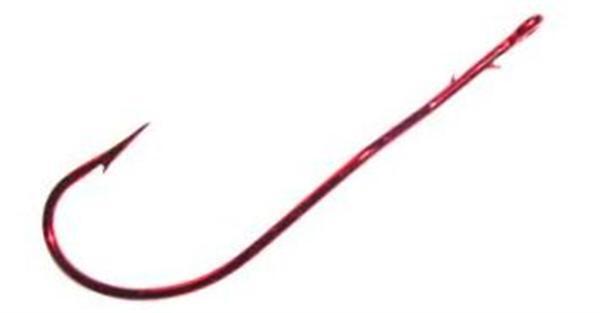 TRU TURN 063 WORM RED HOOKS - 25 PACK