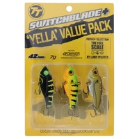TT SWITCHBLADE + LURE YELLA VALUE PACK 42mm