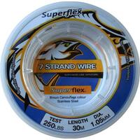 SUPERFLEX 7 STRAND BROWN WIRE 10m