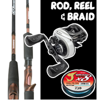 BARRA TRAVEL BAITCAST COMBO