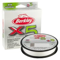 BERKLEY X5 BRAID LINE 250m CRYSTAL - CLEARANCE