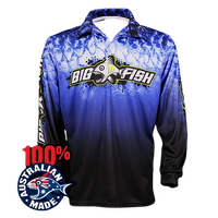 BIG FISH BLUE SCALES LONG SLEEVE SHIRT