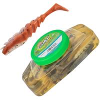 BERKLEY GULP ALIVE NEMESIS PRAWN PADDLE TAIL LURE TUB 4 INCH