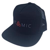 ATOMIC TRUCKERS CAP - BLACK