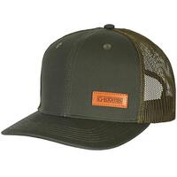 G.LOOMIS LEATHER PATCH CAP OLIVE