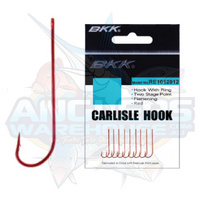 BKK RED CARLISLE HOOK 25 PACK