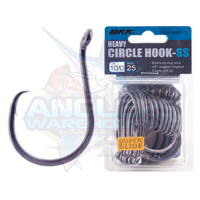 BKK HEAVY CIRCLE SS HOOKS 25 PACK