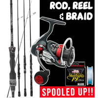 DAIWA SAMAKI SPIN ROD &amp; REEL COMBO
