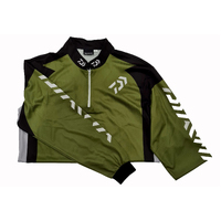 DAIWA TOURNAMENT LONG SLEEVE FISHING SHIRT KHAKI