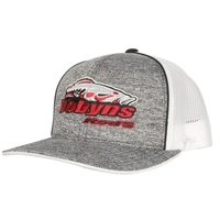 DOBYNS HEATHER CAP WHITE MESH RED LOGO