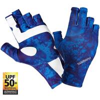 SHIMANO SUN GLOVES UPF50+ WATER CAMO