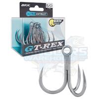 BKK GT-REX BL BARBLESS TREBLE HOOKS