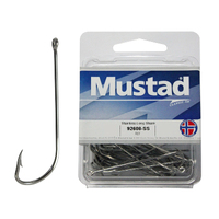 MUSTAD 92608 STAINLESS LONG SHANK HOOK BOX