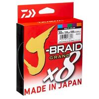 DAIWA J BRAID GRAND X8 BRAID LINE 150m MULTI COLOUR