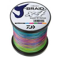 DAIWA J BRAID X4 BRAID LINE 3000m MULTI COLOUR