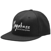 MEGABASS BRUSH SNAPBACK CAP BLACK/ WHITE