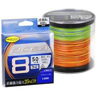 SHIMANO OCEA 8 BRAID LINE MULTI COLOUR