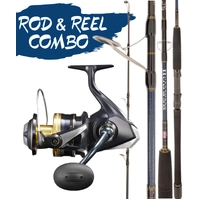 COASTAL CRUSHER SPIN ROD REEL COMBO