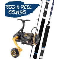 PENN SLAMMER IV &amp; DAIWA SALTIST HYPER ROD REEL COMBO