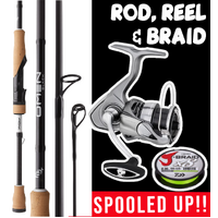 WEEKEND WARRIOR ESTUARY ROD REEL COMBO
