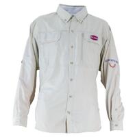 PENN VENTED PERFORMANCE FISHING SHIRT OATMEAL