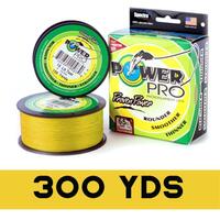 POWER PRO BRAID LINE 300yds YELLOW