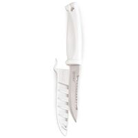 RAPALA WHITE COMFORT GRIP BAIT KNIFE - 4 INCH