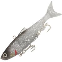 SAMAKI VIBELICIOUS VIBE THUMPER TAIL 100mm - 20g LURE - Silver Glitter