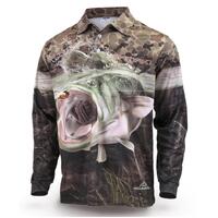 SAMAKI CAMO COD LONG SLEEVE SHIRT