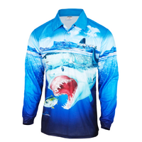 SAMAKI MAKO SHARK KIDS LONG SLEEVE SHIRT